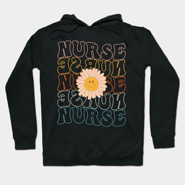 Retro Groovy Nurse Life For Women Nursing For Nurses Week T-shirts Hoodie by drag is art